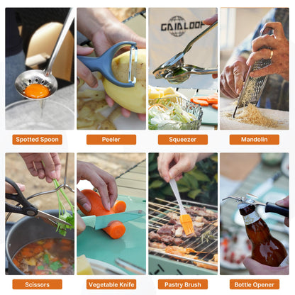 Camping Cooking Utensils Set 16 PCS