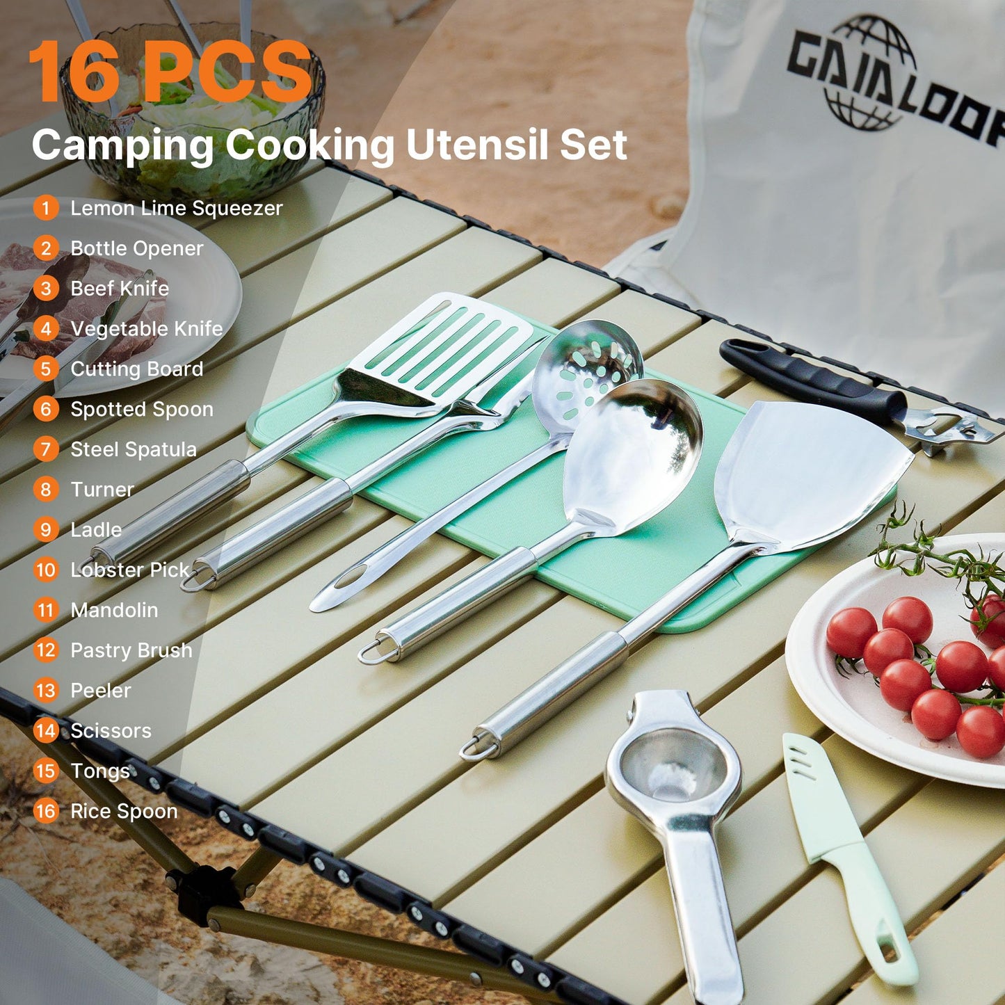 Camping Cooking Utensils Set 16 PCS