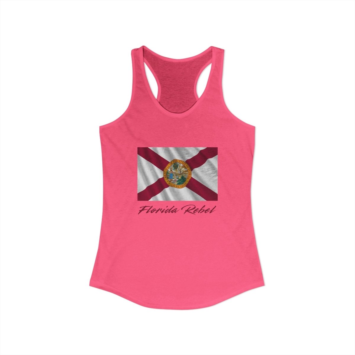 Women's Ideal Racerback Tank - Florida Rebel - The Florida Rebel