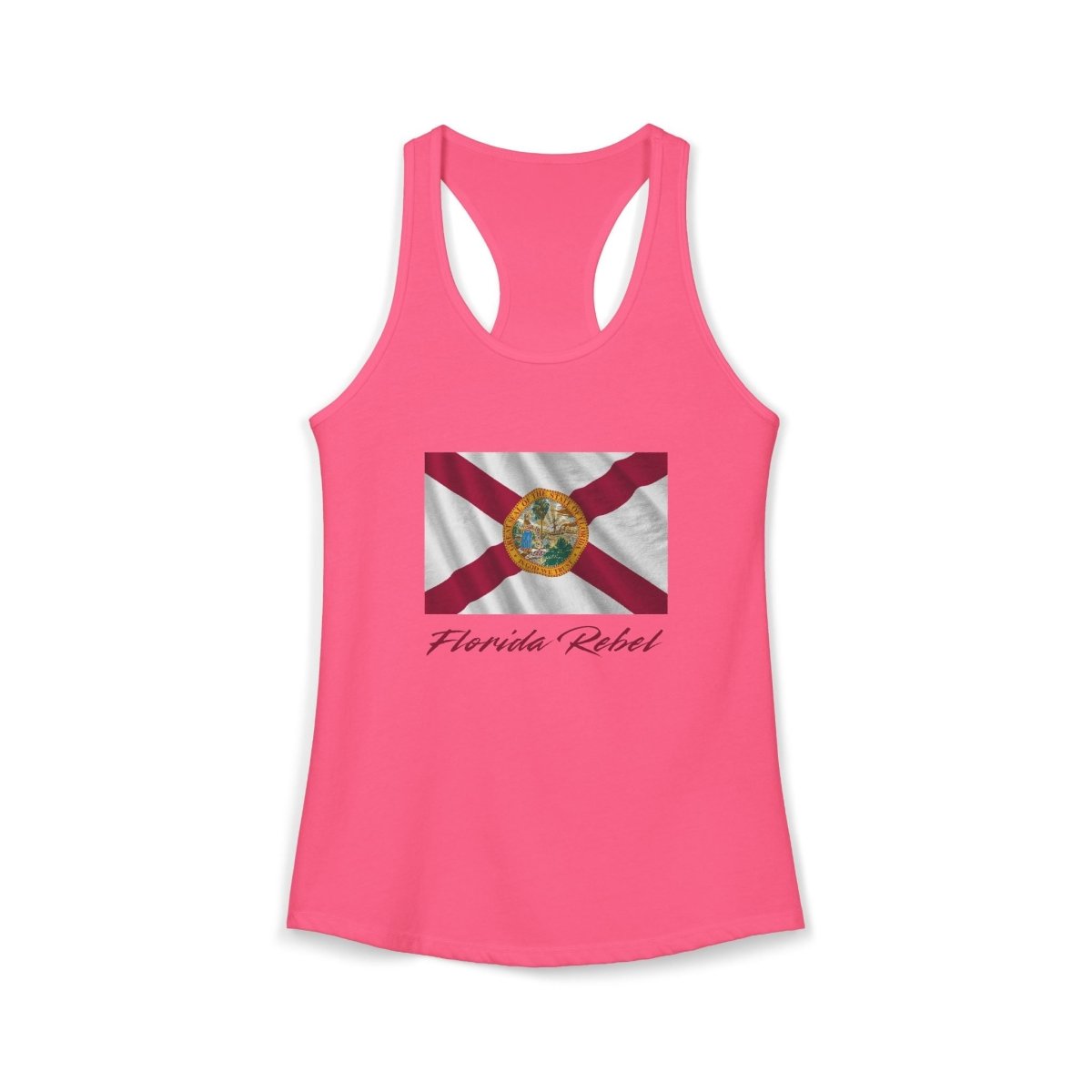 Women's Ideal Racerback Tank - Florida Rebel - The Florida Rebel
