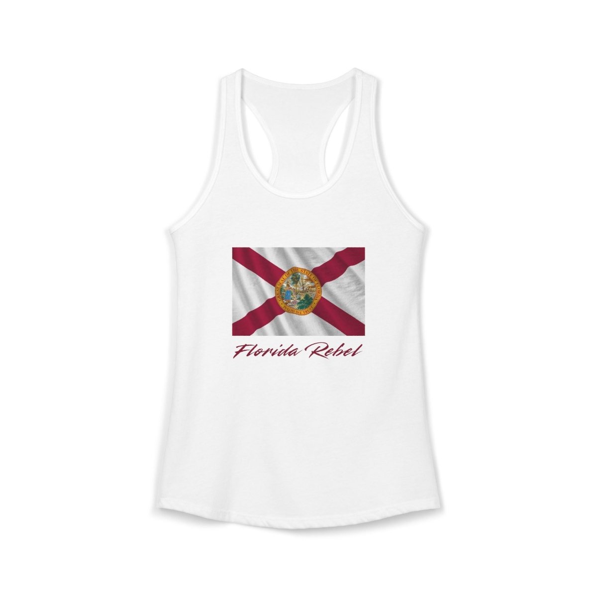 Women's Ideal Racerback Tank - Florida Rebel - The Florida Rebel