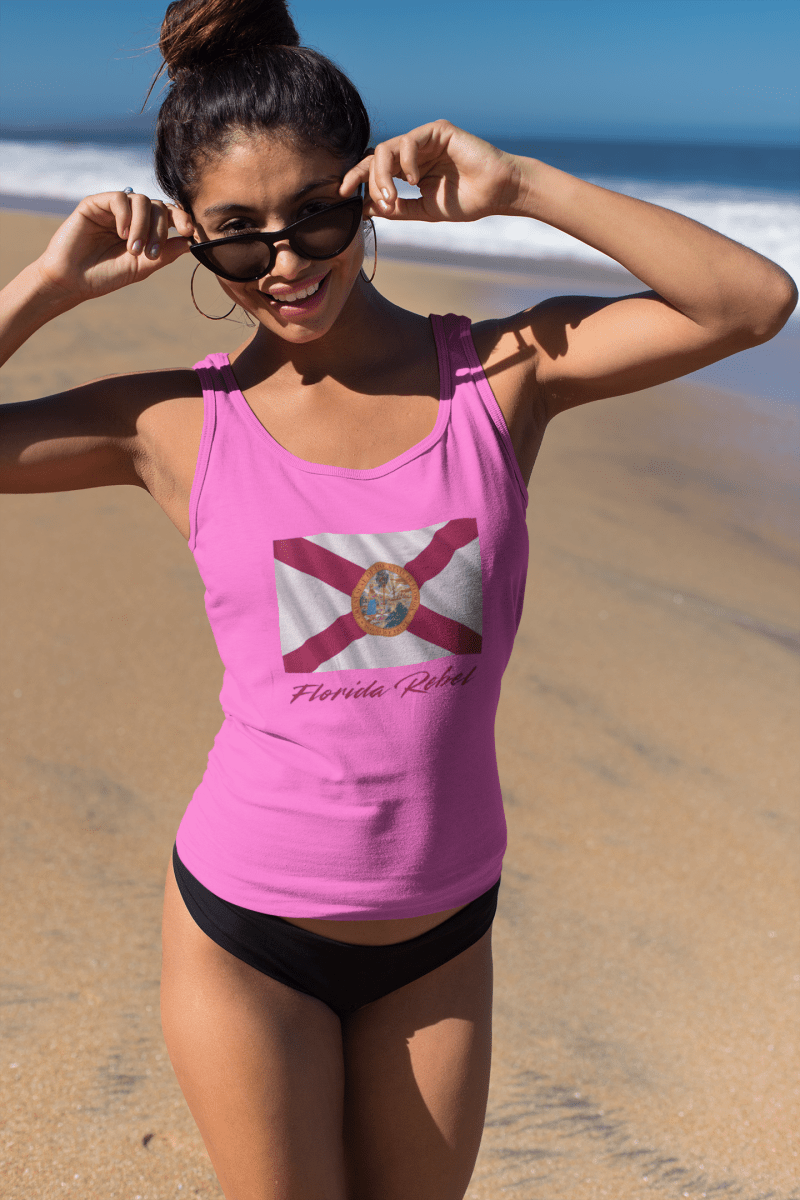 Women's Ideal Racerback Tank - Florida Rebel - The Florida Rebel